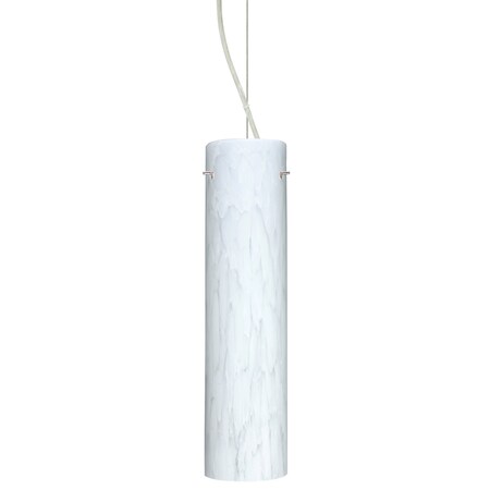 Besa Lighting Stilo 16 Cord Pendant, Carrera, Satin Nickel Finish, 1x100W Incandescent 1KX-722419-SN